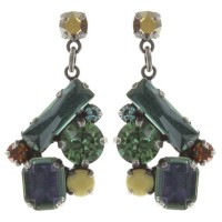 Konplott To Katharine with Love II elegante gruene Ohrhaenger  Konplott To Katharine with Love II elegante gruene Ohrhaenger